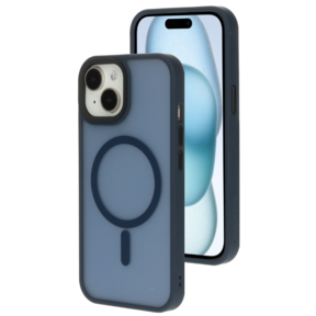 Mobiparts Hardcover Satin Blue Iphone  15