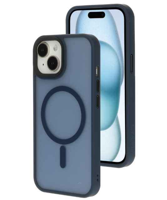 Mobiparts Hardcover Satin Blue Iphone  15