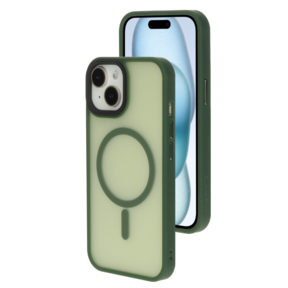 Mobiparts Hardcover Satin Green  Iphone 15