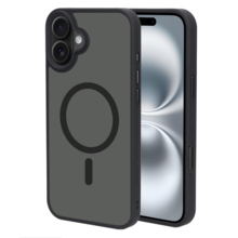 Mobiparts Hardcover Apple iPhone 16 Plus Satin Black (Magsafe Compatible)