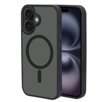 Mobiparts Hardcover Apple iPhone 16 Satin Black (Magsafe Compatible)