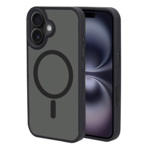 Mobiparts Hardcover Apple iPhone 16 Satin Black (Magsafe Compatible)
