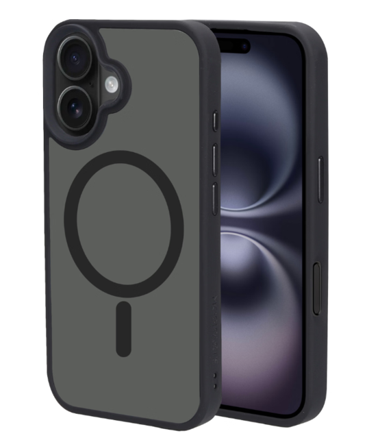 Mobiparts Hardcover Apple iPhone 16 Satin Black (Magsafe Compatible)