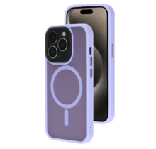 Mobiparts Hardcover Satin Lila iPhone 15 Pro
