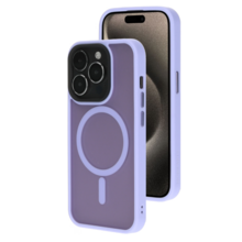 Mobiparts Hardcover Satin Lila iPhone 15 Pro