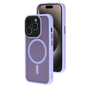 Mobiparts Hardcover Satin Lila iPhone 15 Pro