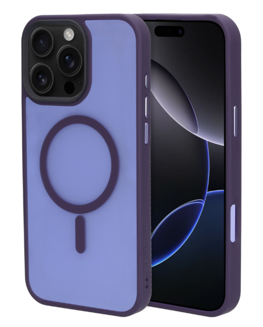 Mobiparts Hardcover Apple iPhone 16 Pro Max Satin Purple (Magsafe Compatible)