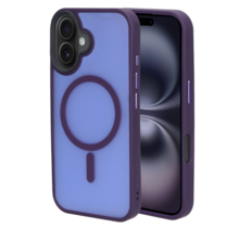 Mobiparts Hardcover Apple iPhone 16 Satin Purple (Magsafe Compatible)