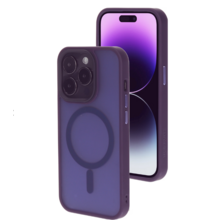 Mobiparts Hardcover Satin Purple Iphone 14 Pro