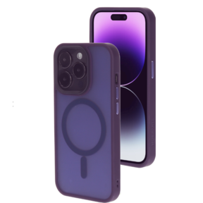 Mobiparts Hardcover Satin Purple Iphone 14 Pro