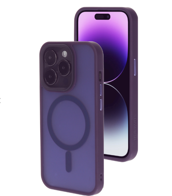 Mobiparts Hardcover Satin Purple Iphone 14 Pro