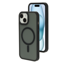 Mobiparts Hardcover  Satin  Black iPhone 15
