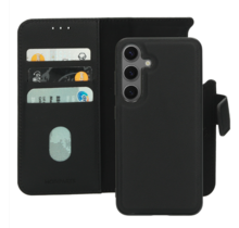 Mobiparts Leather 2 in 1 Wallet Case Black Samsung S24