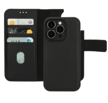 Mobiparts  Leather 2 in 1 Wallet Case Black Iphone 14 Pro