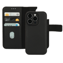 Mobiparts  Leather 2 in 1 Wallet Case Black Iphone 14 Pro