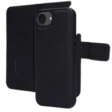 Mobiparts Leather 2 in 1 Wallet Case Apple iPhone 16e Black