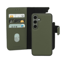 Mobiparts Leather 2 in 1 Wallet Case Green Samsung S24