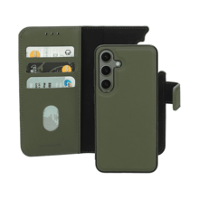 Mobiparts Leather 2 in 1 Wallet Case Green Samsung S24