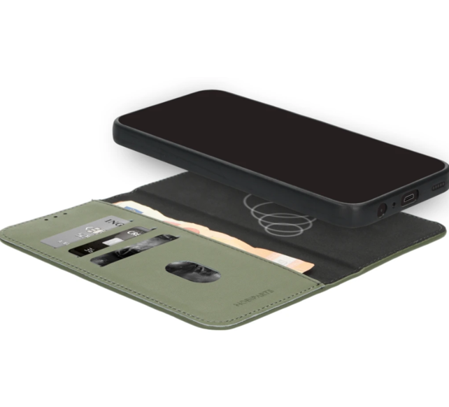 Mobiparts Leather 2 in 1 Wallet Case Samsung Galaxy A55 Green