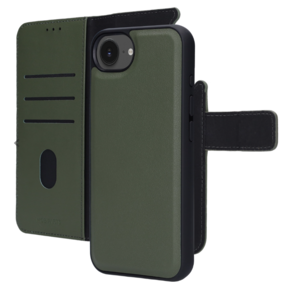 Mobiparts Leather 2 in 1 Wallet Case Apple iPhone 16e Green