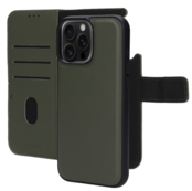 Mobiparts Leather 2 in 1 Wallet Case Apple iPhone 16 Pro Max Green