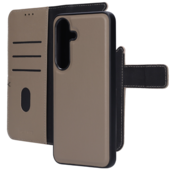 Mobiparts Leather 2 in 1 Wallet Case Samsung Galaxy S25 Taupe