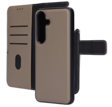 Mobiparts Leather 2 in 1 Wallet Case Samsung Galaxy S25 Taupe