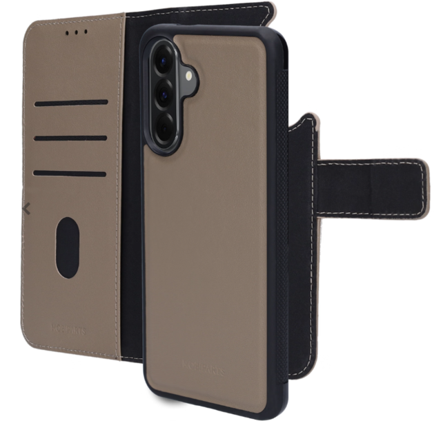 Mobiparts Leather 2 in 1 Wallet Case Samsung Galaxy A56 Taupe