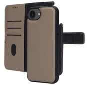 Mobiparts Leather 2 in 1 Wallet Case Apple iPhone 16e Taupe