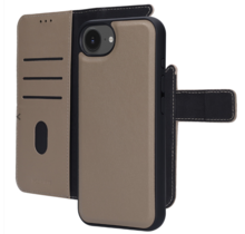 Mobiparts Leather 2 in 1 Wallet Case Apple iPhone 16e Taupe
