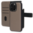 Mobiparts Leather 2 in 1 Wallet Case Apple iPhone 16 Pro Taupe
