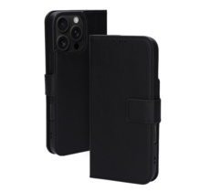 Mobiparts Classic Wallet Case Apple iPhone 16 Pro Max Black (MagSafe Compatible)