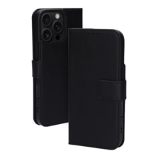 Mobiparts Classic Wallet Case Apple iPhone 16 Pro Max Black (MagSafe Compatible)