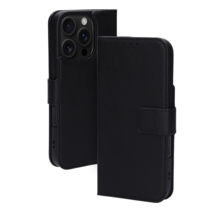 Mobiparts Classic Wallet Case Apple iPhone 16 Pro Black (MagSafe Compatible)