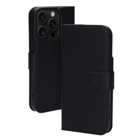 Mobiparts Classic Wallet Case Apple iPhone 16 Pro Black (MagSafe Compatible)