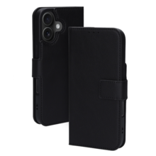 Mobiparts Classic Wallet Case Apple iPhone 16 Black (MagSafe Compatible)