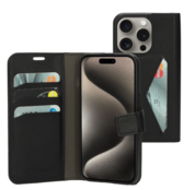 Mobiparts Classic Wallet Case Black Iphone 15 Pro