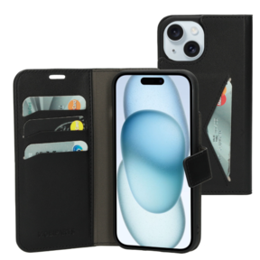 Mobiparts Classic Wallet Case Black Iphone 15/14/13