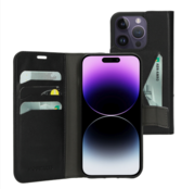 Mobiparts Classic Wallet Case Black Iphone 14 Pro