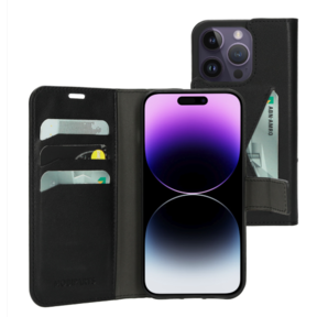 Mobiparts Classic Wallet Case Black Iphone 14 Pro