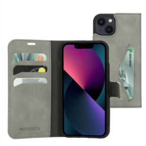 Mobiparts Classic Wallet Case Granite Grey iPhone 13
