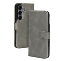 Mobiparts Classic Wallet Case Samsung Galaxy S25 Granite Grey (MagSafe Compatible)