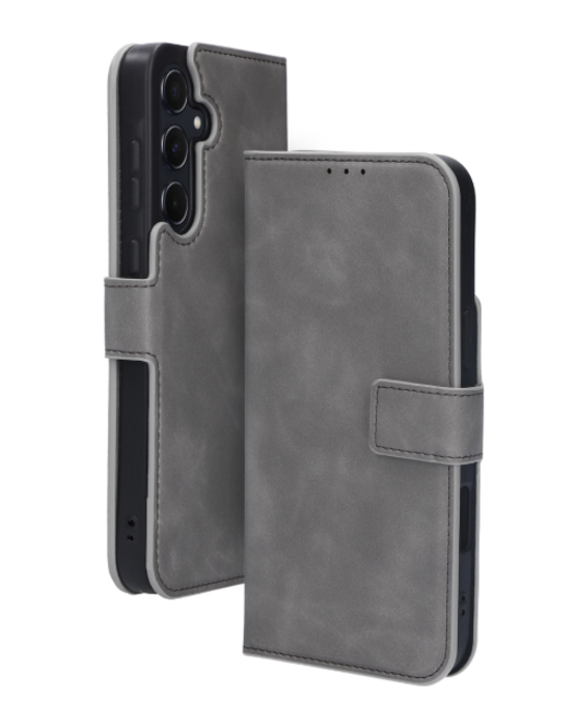 Mobiparts Classic Wallet Case Grante Grey Samsung A55