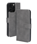 Mobiparts Classic Wallet Case Apple iPhone 16 Pro Max Granite Grey (MagSafe Compatible)