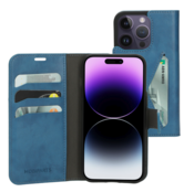 Mobiparts Classic Wallet Case Steel Blue iPhone 14 Pro