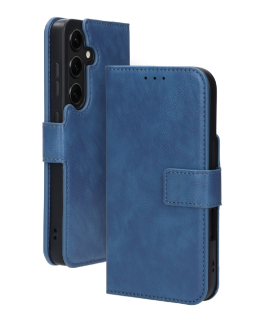 Mobiparts Classic Wallet Case Steel Blue Samsung S24+