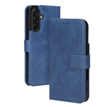Mobiparts Classic Wallet Case Samsung Galaxy A36 Steel Blue