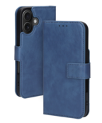 Mobiparts Classic Wallet Case Apple iPhone 16 Steel Blue (MagSafe Compatible)
