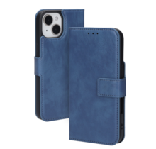 Mobiparts Classic Wallet Case Steel Blue iPhone 15