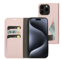 Mobiparts Classic Wallet Case Pink Iphone 15 Pro Max